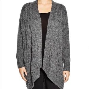 Eileen Fisher Charcoal Cable knit cardigan
